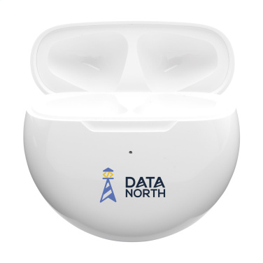 Лого трейд бизнес-подарки фото: Беспроводные наушники Calypso RCS Recycled